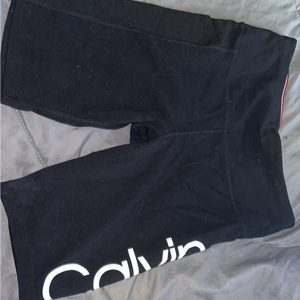 Calvin Klein Black Biker Shorts